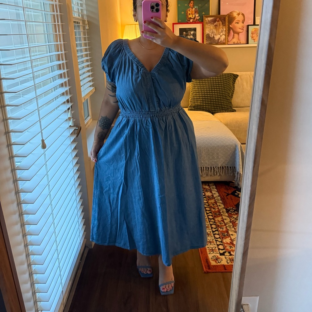 GAP Blue Midi Dress for Women